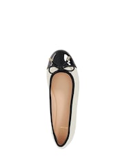 Dune London širok kroj Najvišji Flexible Sole Ballet čevlji - Slika 5 iz 6