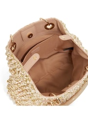 Dune London Cream Small Daiquri Raffia Grab Bag - Image 3 of 5
