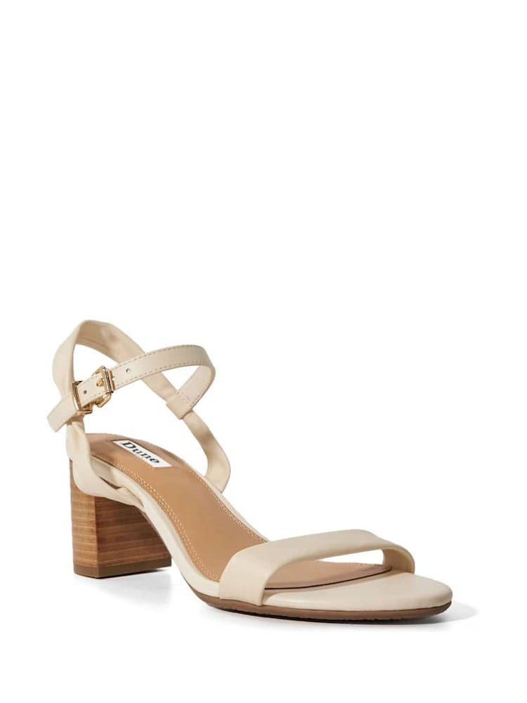 Crema - Dune London Jaliz Two Part Heel Sandals - Imagen 2 de 6 Crema - Dune London Jaliz Two Part Heel Sandals - Imagen 2 de 6