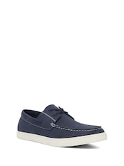 Dune London Blue Blizard Boat Shoes - Image 3 of 6