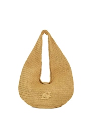 Dune London Natural Oversized Dangerous Scoop Shoulder Bag - Image 1 of 4