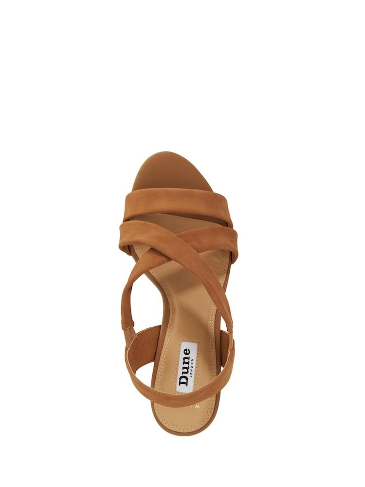 Dunkelbraun - Dune London Kamies Cross Strap Wedge Sandals - Bild 5 von 5 Dunkelbraun - Dune London Kamies Cross Strap Wedge Sandals - Bild 5 von 5