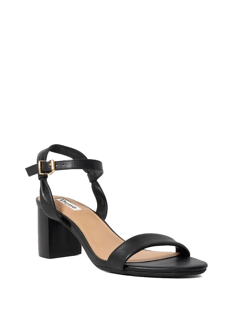 Schwarz - Dune London Jaliz Two Part Heel Sandals - Bild 2 von 6 Schwarz - Dune London Jaliz Two Part Heel Sandals - Bild 2 von 6
