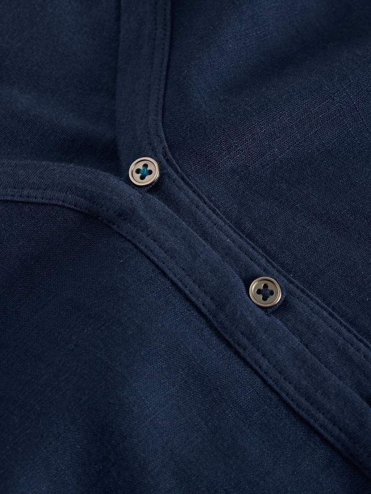 White Stuff Blue Delilah Button Top - Image 6 of 6