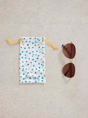 White Stuff Gold Aviator Style Glasses - Image 4 of 4