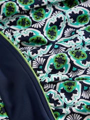 White Stuff Dark Blue Splash Control Swimsuit - Image 6 of 6
