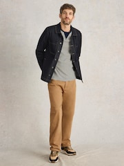 White Stuff Blue Denim Chore Jacket - Image 3 of 6