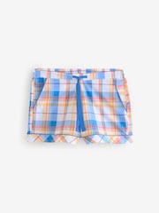 Cyberjammies Blue Solid Cami and Check Sleep Shorts - Image 3 of 3