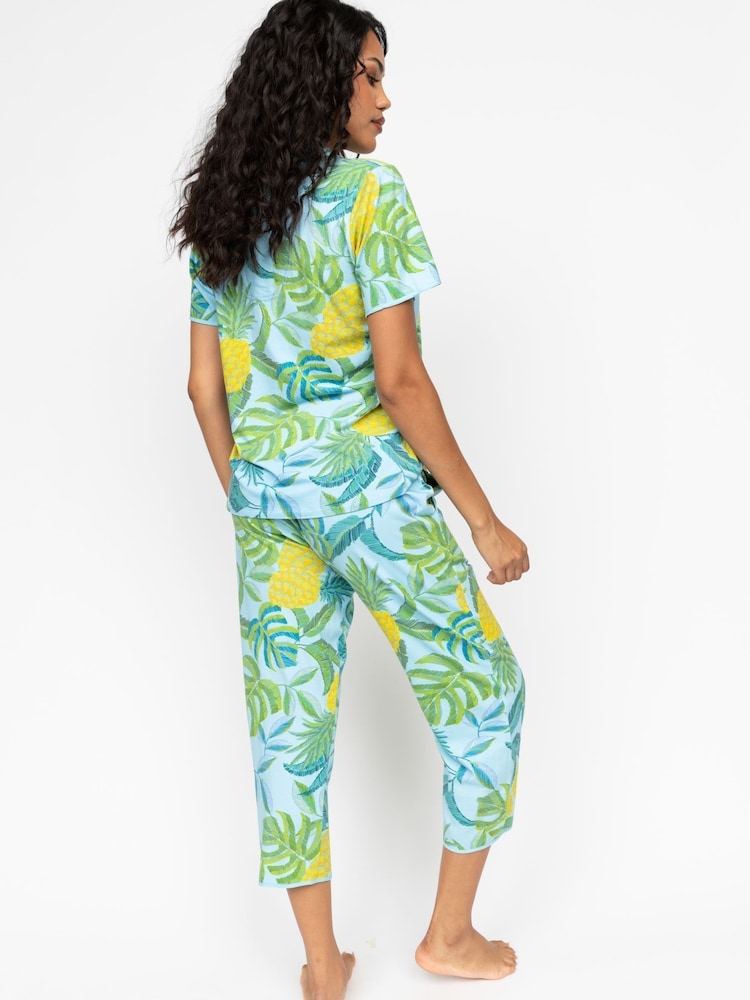 طقم بيجامة بكم طويل وتصميم مربعات من Cyberjammies - صورة 2 من 3
