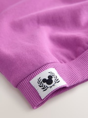 Purple Disney Mickey Mouse Quarter Zip Sweatshirt (3mths-7yrs) - Image 6 of 7