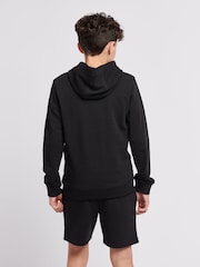 Lee Black Boys Wobbly Graphic Print Hoodie - Image 2 of 8