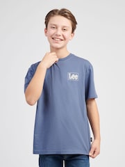 Lee Blue Boys Supercharged 100% Cotton T-Shirt - Image 1 of 10
