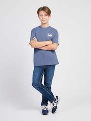 Lee Blue Boys Supercharged 100% Cotton T-Shirt - Image 3 of 10