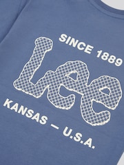 Lee Blue Boys Supercharged 100% Cotton T-Shirt - Image 9 of 10