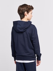 Lee Blue Boys Wobbly Graphic Print Hoodie - Image 3 of 7