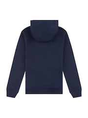 Lee Blue Boys Wobbly Graphic Print Hoodie - Image 7 of 7