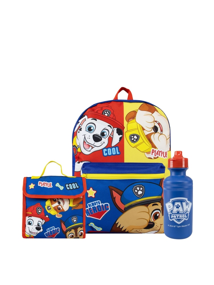 Character Blue PAW Patrol Backpack Lunch Bag and Water Bottle Set - Image 1 of 7