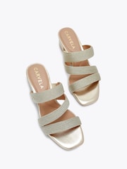 Carvela Gala Block Mule Jewel Sandals - Image 3 of 4