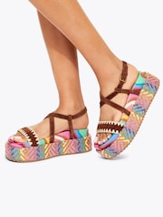 Kurt Geiger London Chelsea Flatform Sandals - Image 1 of 5