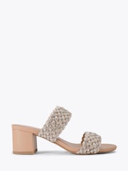 Plateado - Carvela Twisted Black Sandals - Imagen 1 de 4