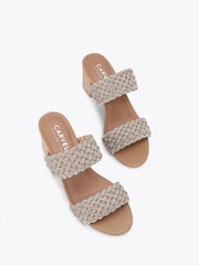 Plateado - Carvela Twisted Black Sandals - Imagen 2 de 4