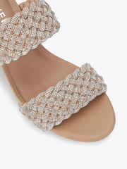 Plateado - Carvela Twisted Black Sandals - Imagen 3 de 4