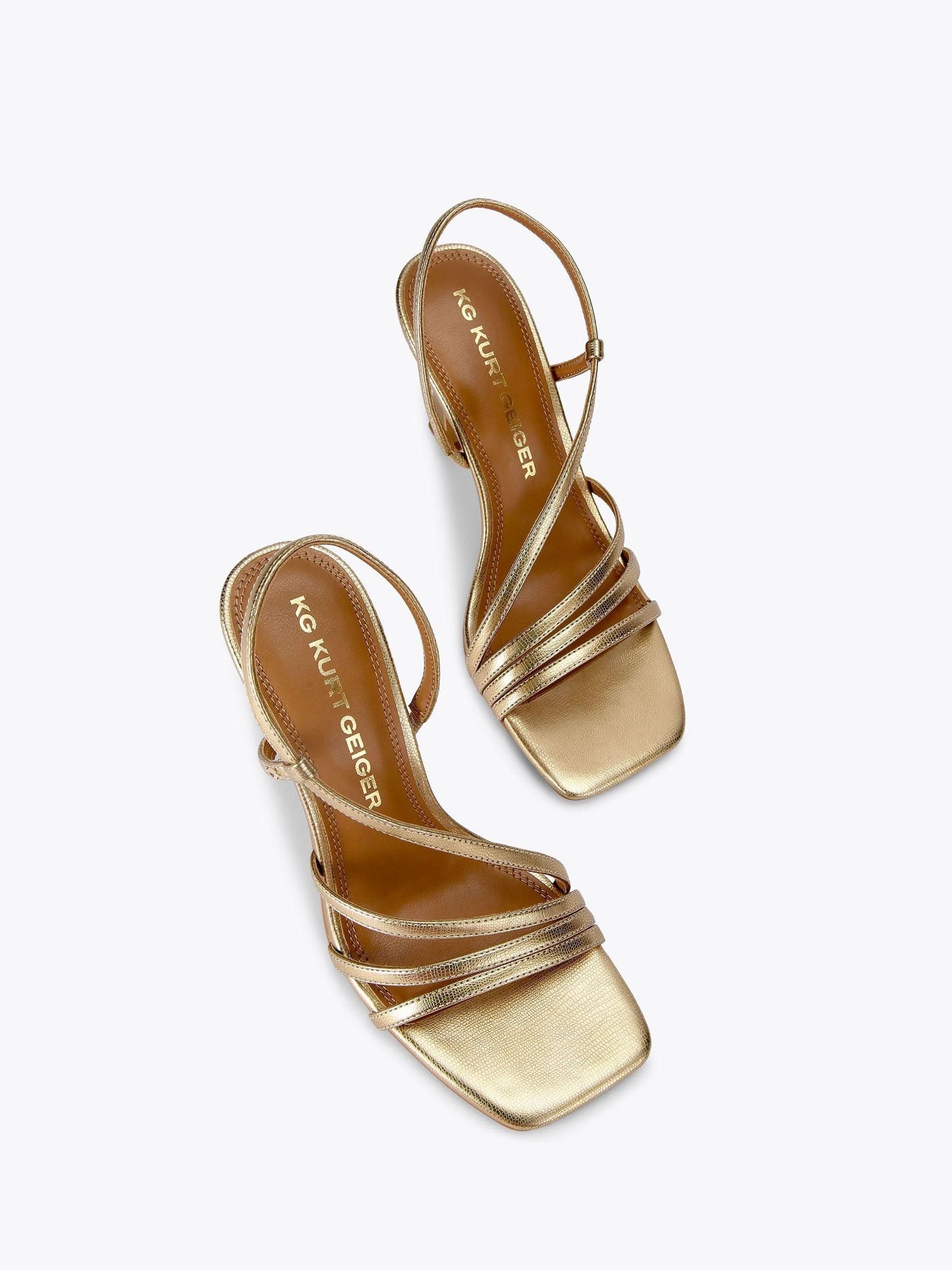 Buy KG Kurt Geiger Gold Sweetie Sandals from Next USA