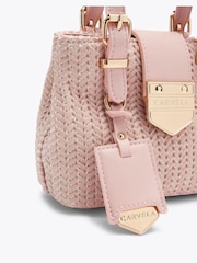 Rosa - Carvela Maria Micro Weave Bag - Imagen 4 de 4