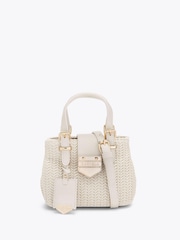 Crema - Carvela Maria Micro Weave Bag - Imagen 1 de 4