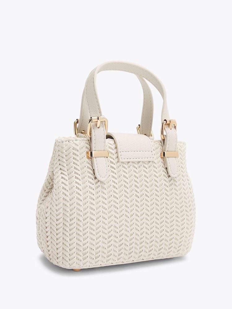 Crema - Carvela Maria Micro Weave Bag - Imagen 2 de 4