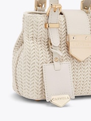 Crema - Carvela Maria Micro Weave Bag - Imagen 4 de 4