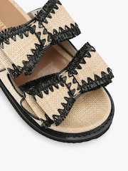KG Kurt Geiger Natural Robbie Sandals - Image 3 of 4
