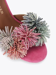 Kurt Geiger London Pom Pom Ankle Tie Sandals - Image 4 of 5