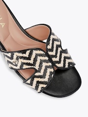Carvela Gala Capri Mule Black Sandals - Image 3 of 5