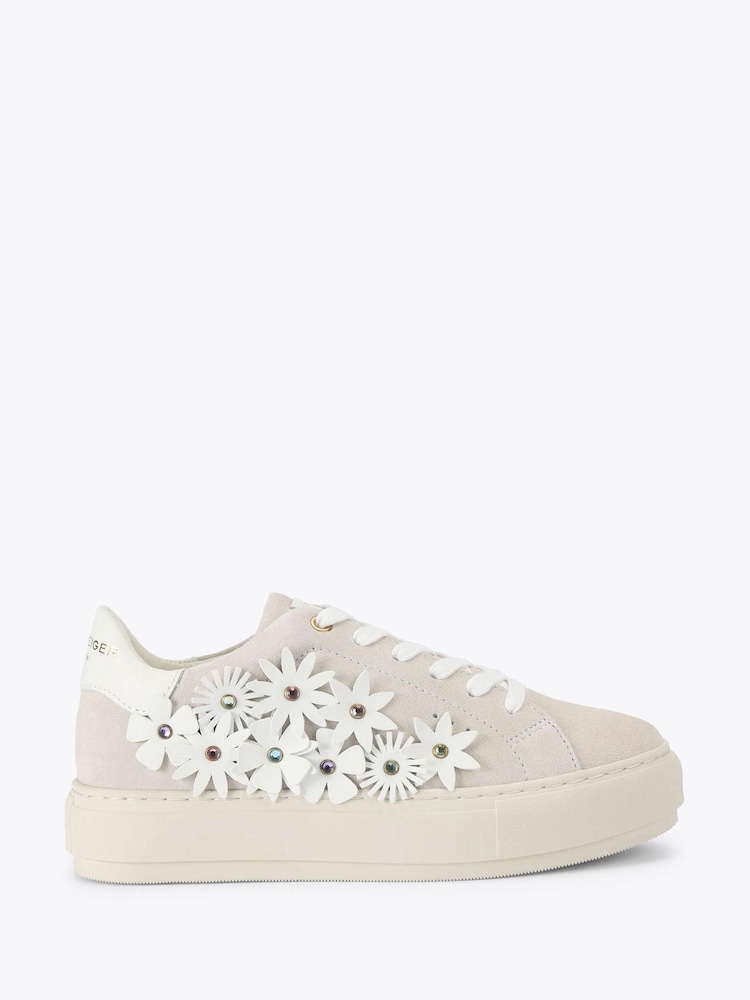 Kurt Geiger London Laney Bow Trainers - Image 1 of 4 Kurt Geiger London Laney Bow Trainers - Image 1 of 4