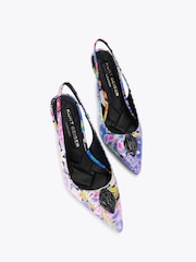 Multi - KG Kurt Geiger Belgravia Sling Back Heels - Imagem 1 de 1