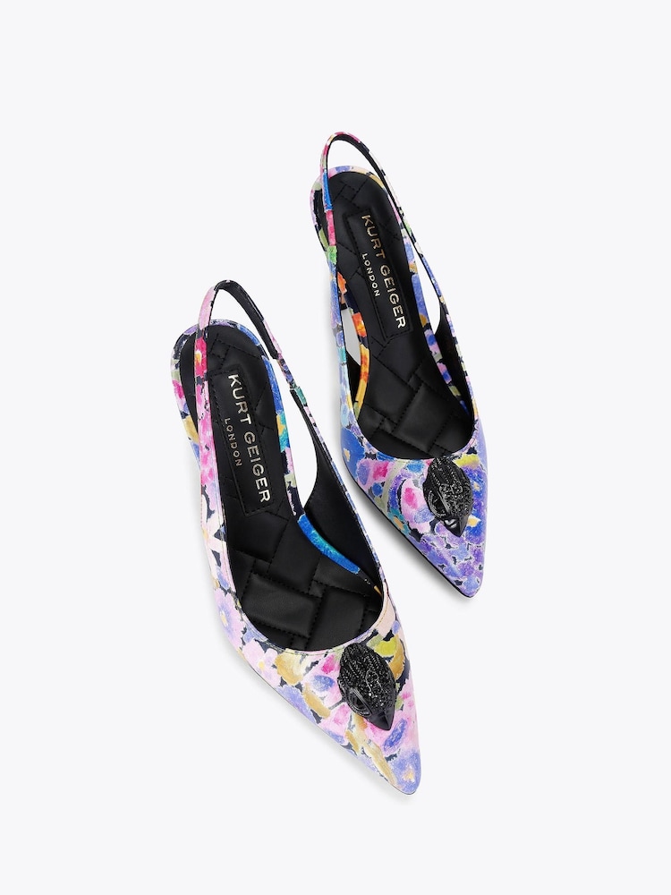 Multi - KG Kurt Geiger Belgravia Sling Back Heels - Imagem 1 de 1