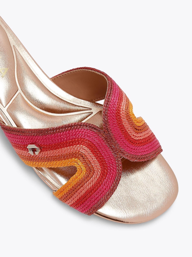 Carvela Pink Gala Mule Jewel Sandals - Image 8 of 8 Carvela Pink Gala Mule Jewel Sandals - Image 8 of 8