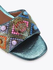 Kurt Geiger London Kensington Flat Jewel Sandals - Image 3 of 4