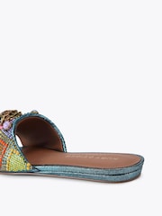 Kurt Geiger London Kensington Flat Jewel Sandals - Image 4 of 4