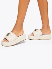Kurt Geiger London Kensington Puff Flatform Sandals - Image 1 of 5