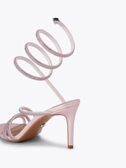 Carvela Pink Spiral 80 Sandals - Image 4 of 5