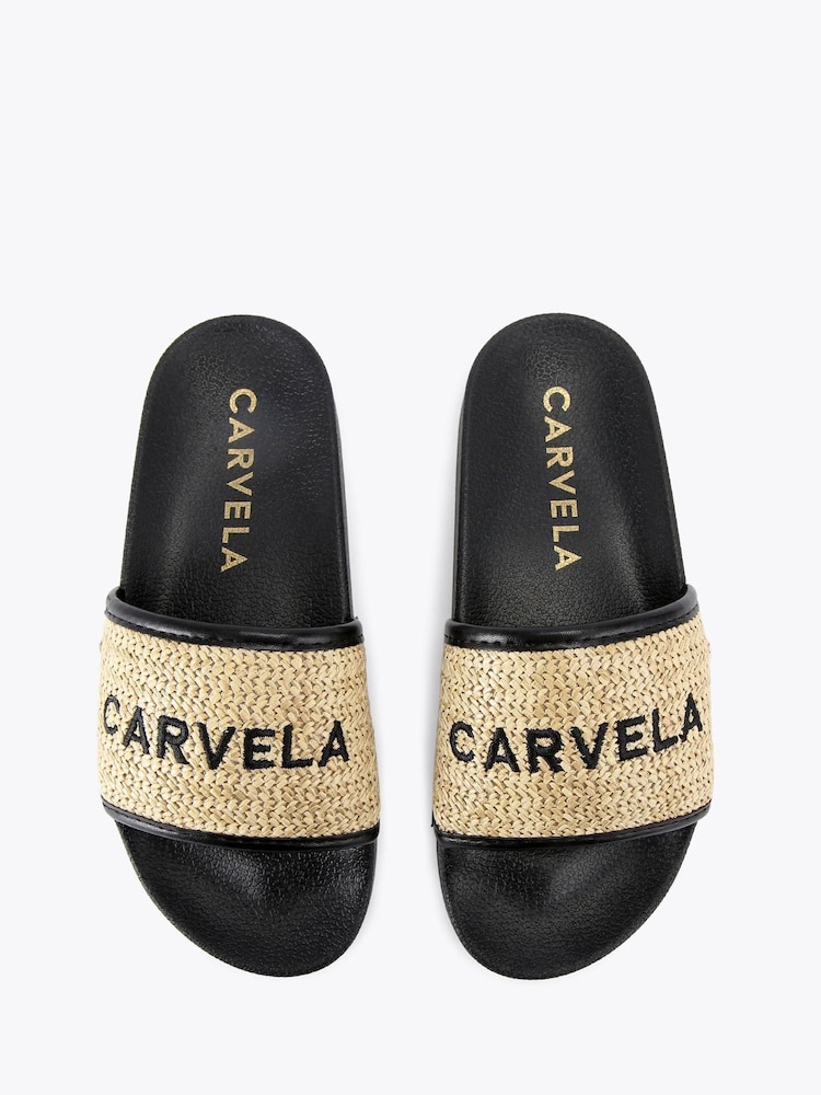 Carvela Sorrento Slider Black Sandals - Image 2 of 4