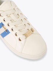 Carvela Blue Palermo Stripe Trainers - Image 5 of 5