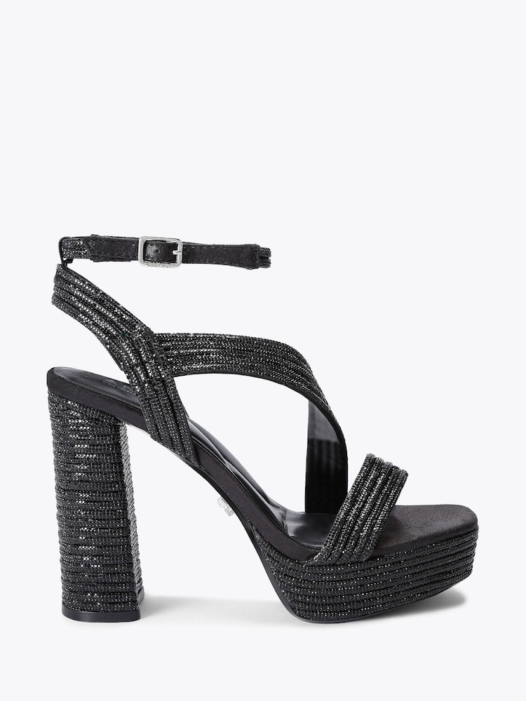 Carvela Gold Gala Platform Sandals - Image 2 of 5