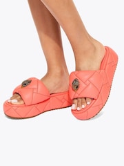 Kurt Geiger London Kensington Puff Flatform Sandals - Image 1 of 5