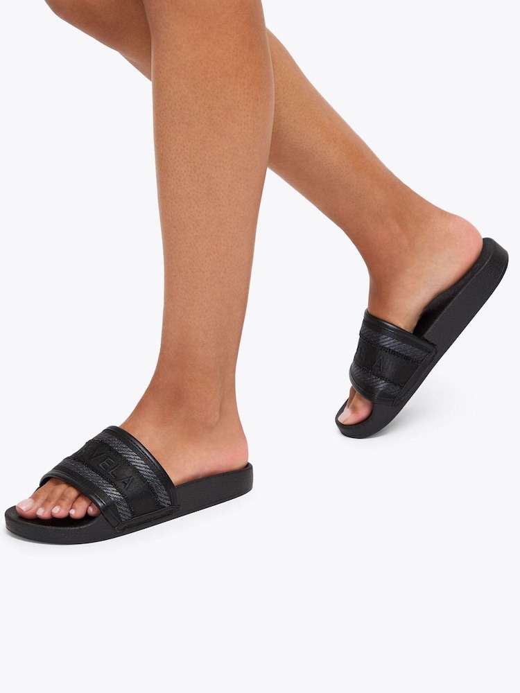 Carvela Sicily Slider Black Sandals - Image 1 of 5