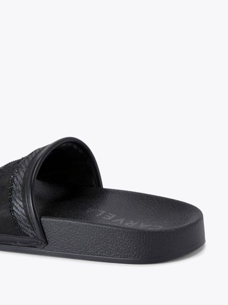 Carvela Sicily Slider Black Sandals - Image 5 of 5