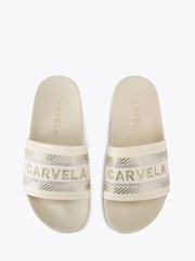 Goud - Carvela Sicily Slider Black Sandals - Image 3 of 4
