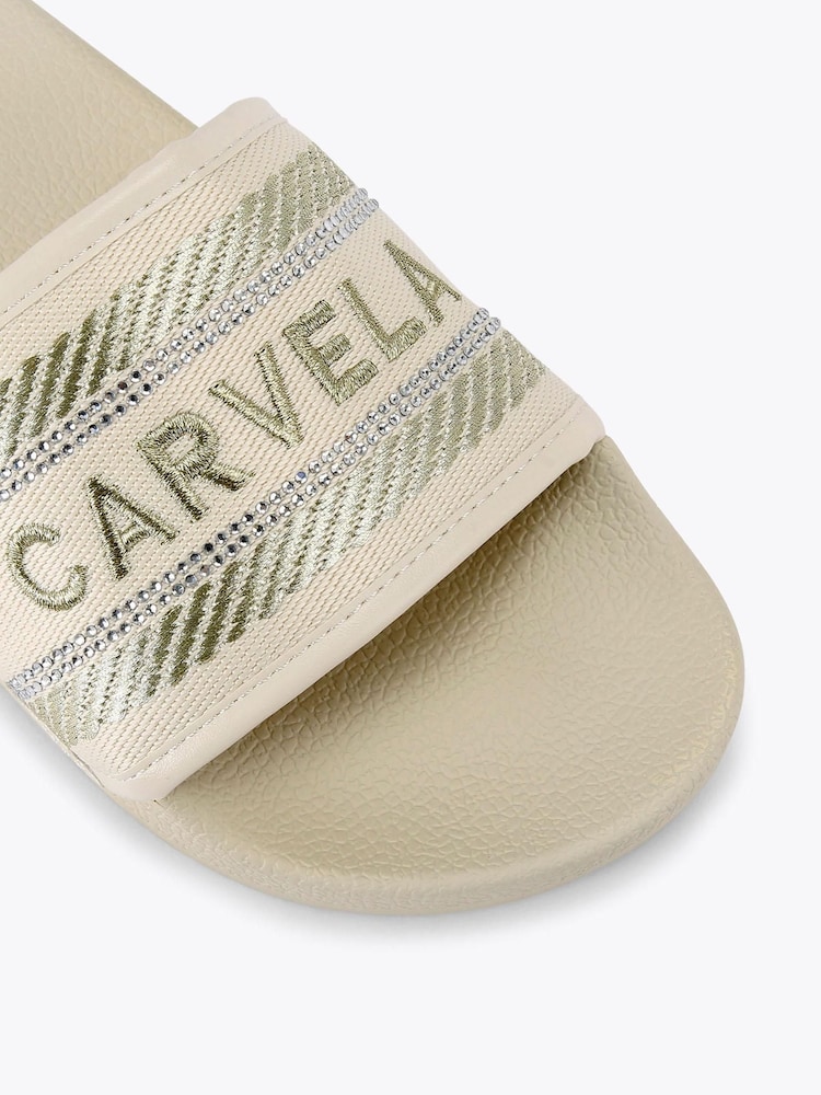 Goud - Carvela Sicily Slider Black Sandals - Image 4 of 4